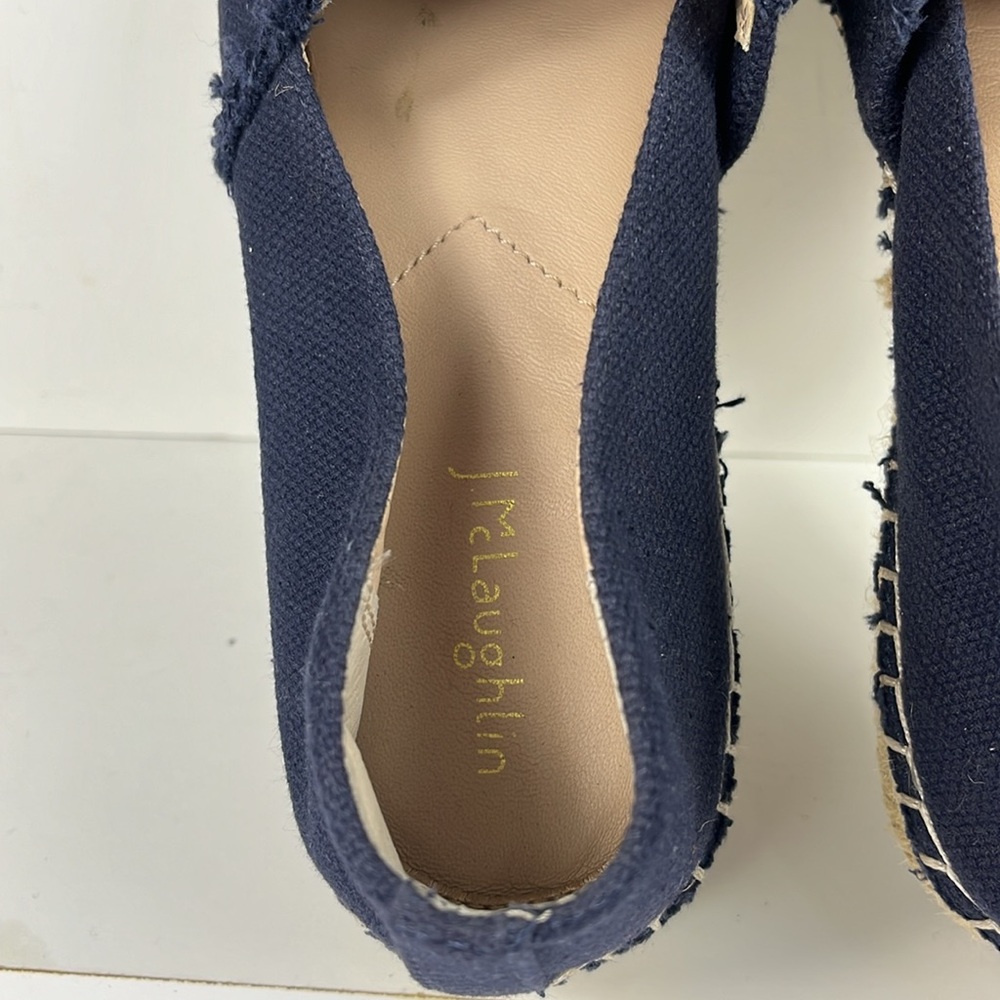 J. McLaughlin Redding Navy Canvas Espadrilles.‎ - Picture 8 of 10